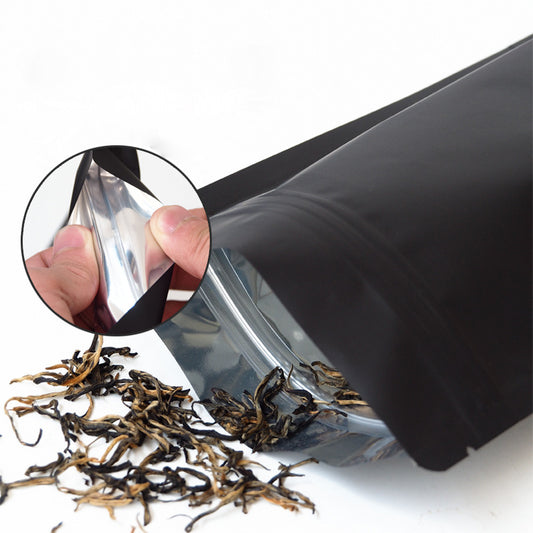 Black Foil Stand-Up Pouches - Keep Food Fresh!