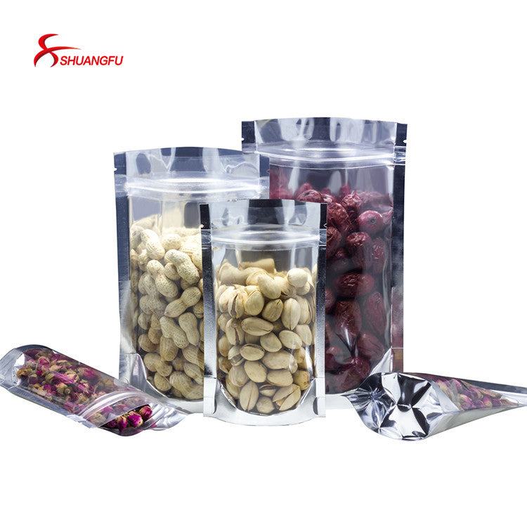 Resealable Mylar Foil Packaging Bags with Zipper Lock