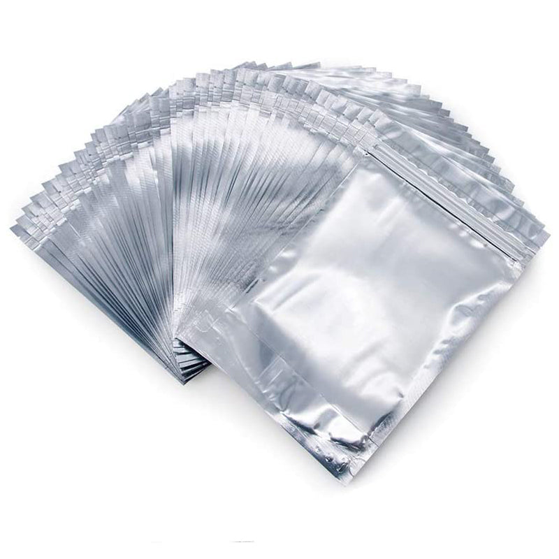 Resealable Mylar Foil Packaging Bags with Zipper Lock